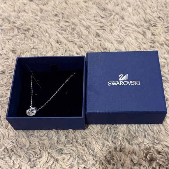 Swarovski Jewelry - Swarovski Silver Necklace with Clear Crystal